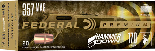 170GR JSP 20RD 10BX/CSFEDERAL HAMMER DOWN 357 MAG - American Ordnance
