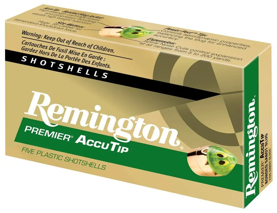 385GR ACCUTIP 5RD 20BX/CSREMINGTON PREMIER 12GA 3" - American Ordnance