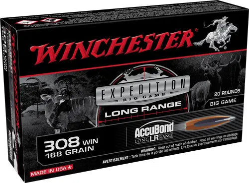 168GR ACCUBOND 20RD 10BX/CSWINCHESTER EXPEDITION 308 WIN - American Ordnance