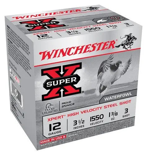 3.5" 1-3/8OZ #3 25RD 10BX/CSWINCHESTER XPERT STEEL 12GA - American Ordnance