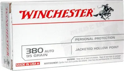 JHP 50RD 10BX/CSWINCHESTER USA 380 ACP 95GR - American Ordnance