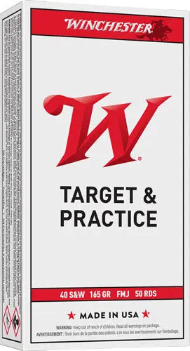TRUNCATED CONE 50RD 10BX/CSWINCHESTER USA 40 SW 165GR FMJ - American Ordnance