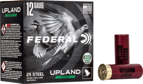 2.75" 1-1/8OZ #7.5 25RD 10BX/CFEDERAL UPLAND STEEL 12GA - American Ordnance