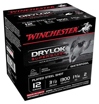 1-9/16OZ #2 1300FPS 25RD 10B/CWINCHESTER DRYLOK 12GA 3.5" - American Ordnance