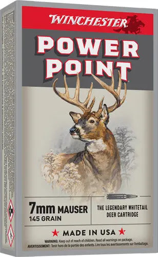 145GR POWER POINT 20RD 10BX/CSWINCHESTER SUPER-X 7X57 MAUSER - American Ordnance