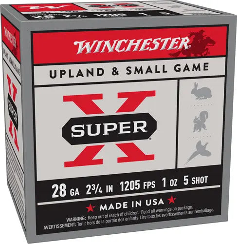 1OZ #5 1205FPS 25RD 10BX/CSWINCHESTER SUPER-X 28GA 2.75" - American Ordnance