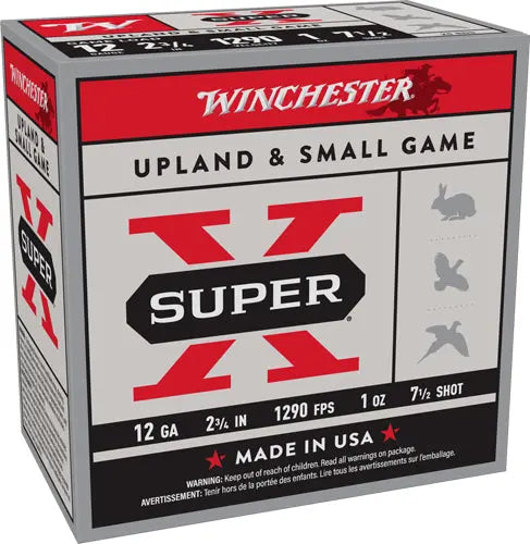 1OZ #7.5 1290FPS 250RD CASEWINCHESTER SUPER-X 12GA 2.75" - American Ordnance
