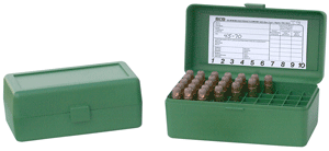 50-ROUNDS FLIP TOP STYLE GREENMTM AMMO BOX WSM & 45/70 - American Ordnance