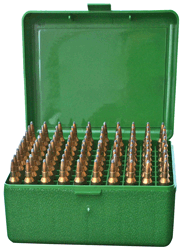 100-ROUNDS FLIP TOP STYLE GRNMTM AMMO BOX MEDIUM RIFLE - American Ordnance