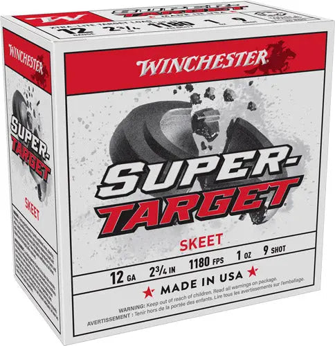 1OZ #9 1180FPS 250RD CASE LOTWINCHESTER TARGET 12GA 2.75" - American Ordnance