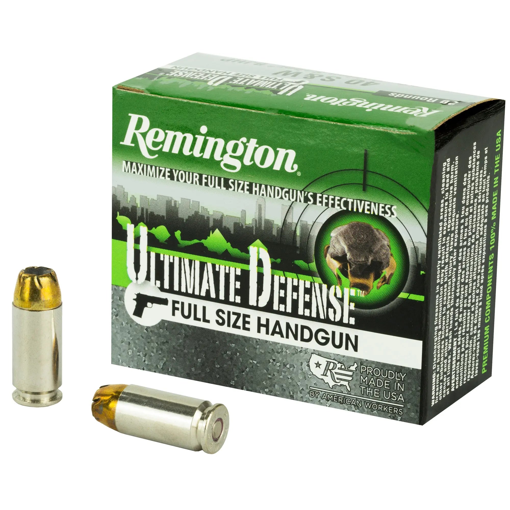 REM ULT DEF 40SW 165GR BJHP 20/500 - American Ordnance