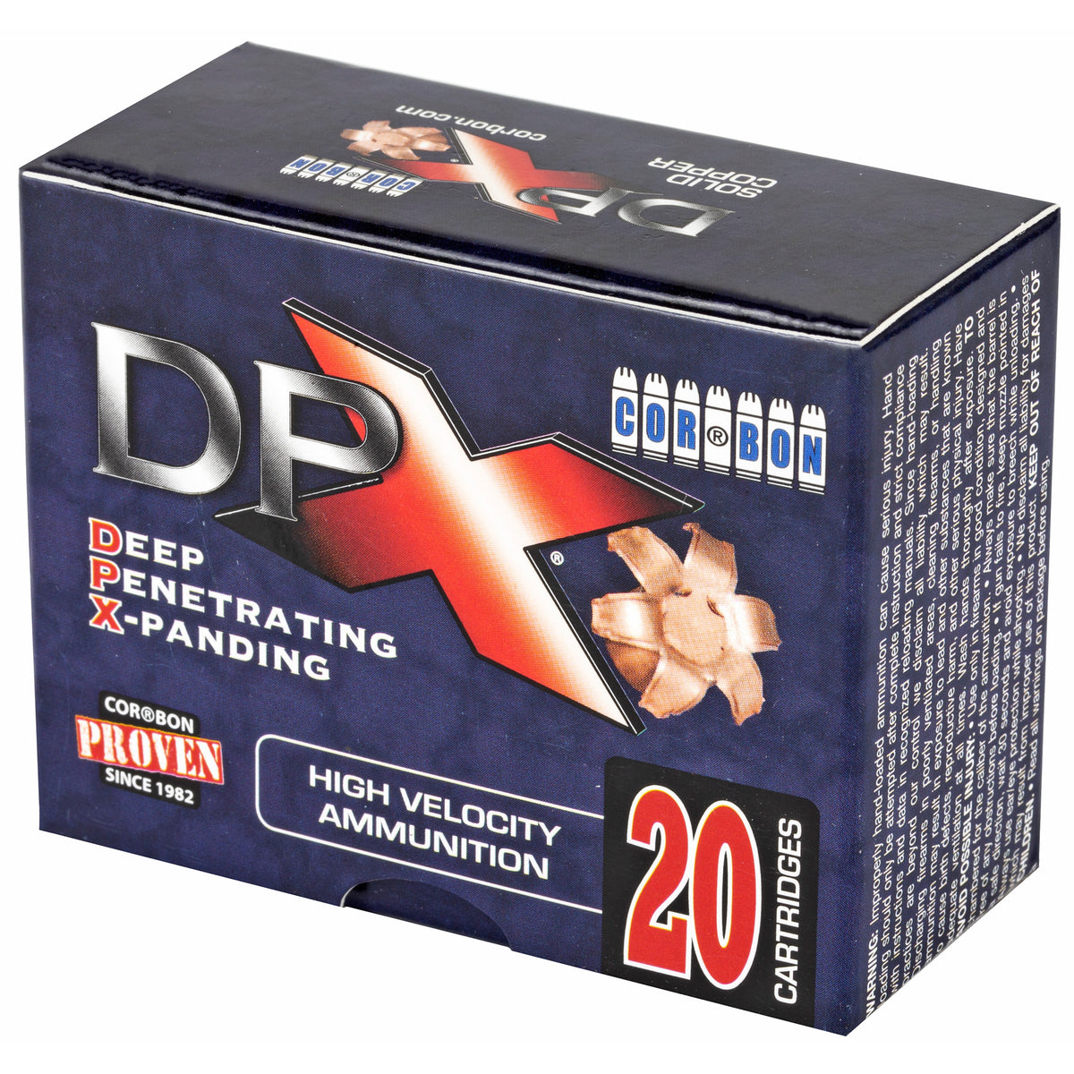 CORBON DPX 9MM+P 115GR BRNS X 20RD