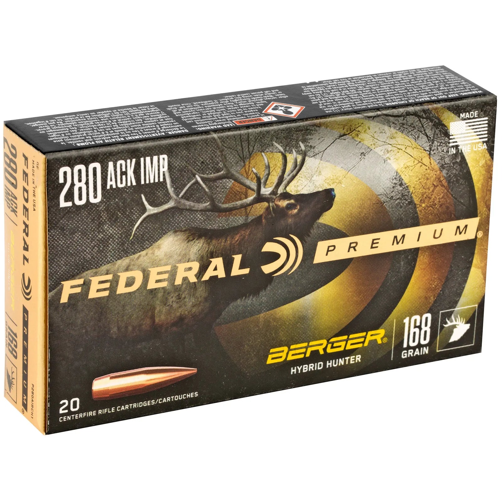 FED PRM 280AI 168GR HYB HTR 20/200 - American Ordnance