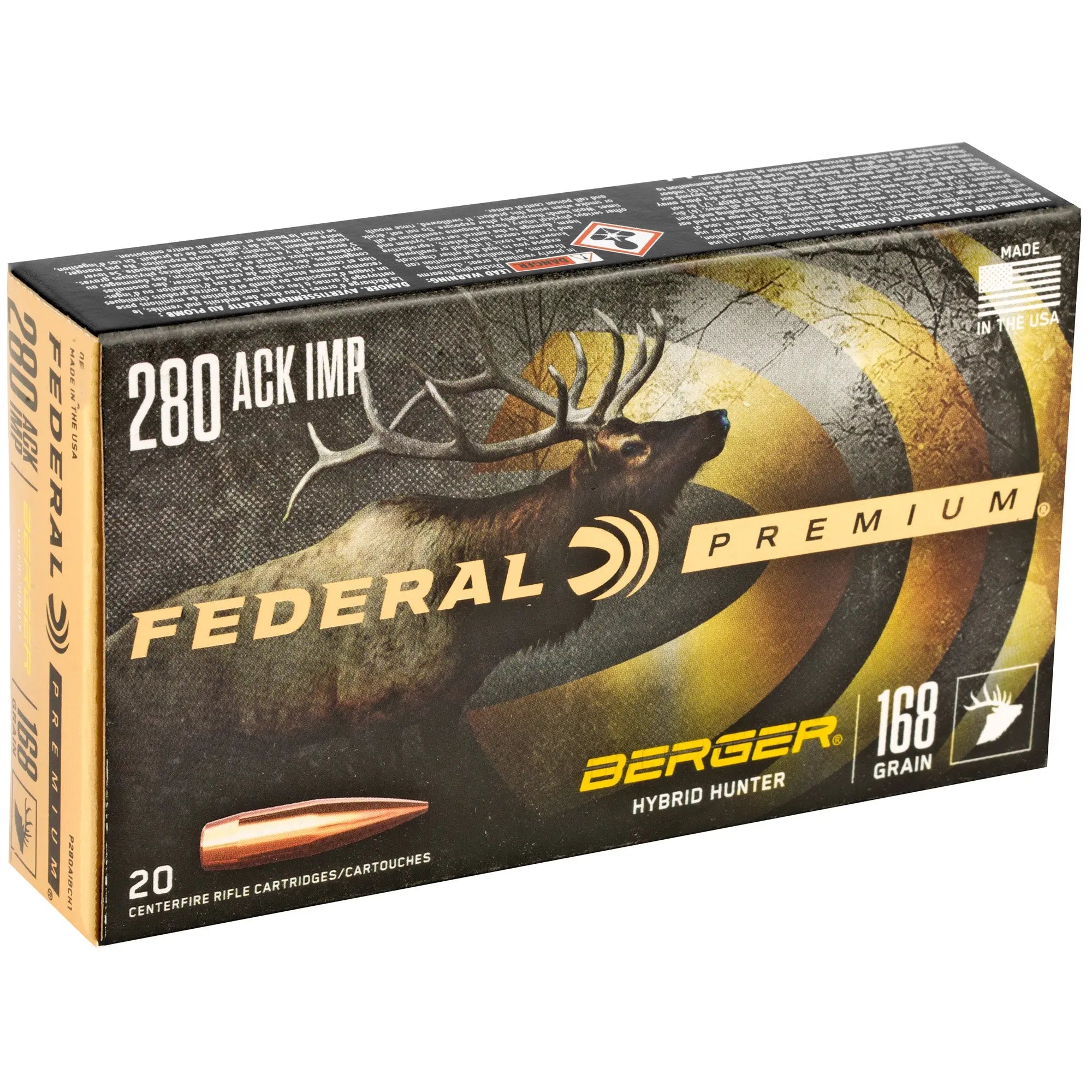 FED PRM 280AI 168GR HYB HTR 20/200 - American Ordnance