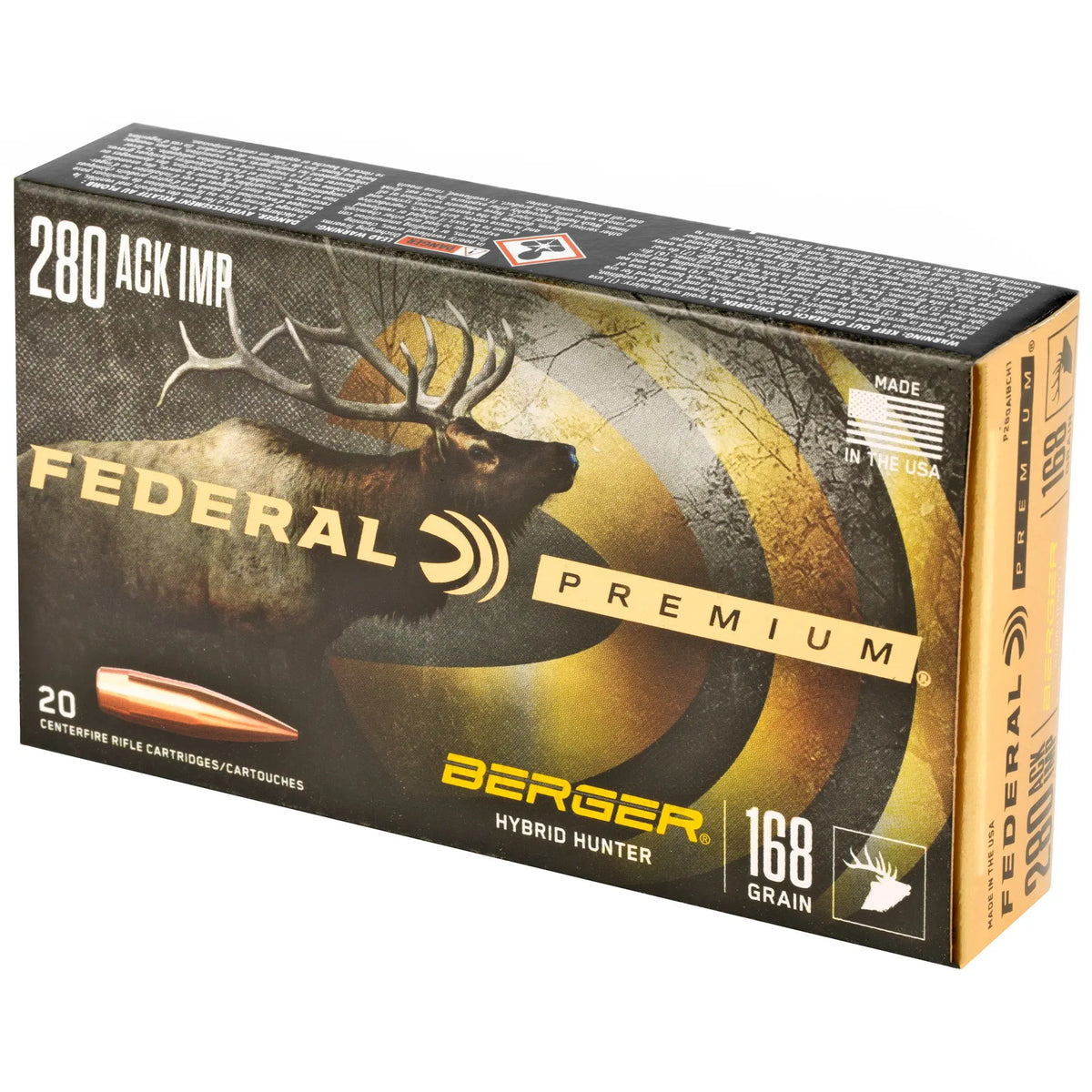FED PRM 280AI 168GR HYB HTR 20/200 - American Ordnance