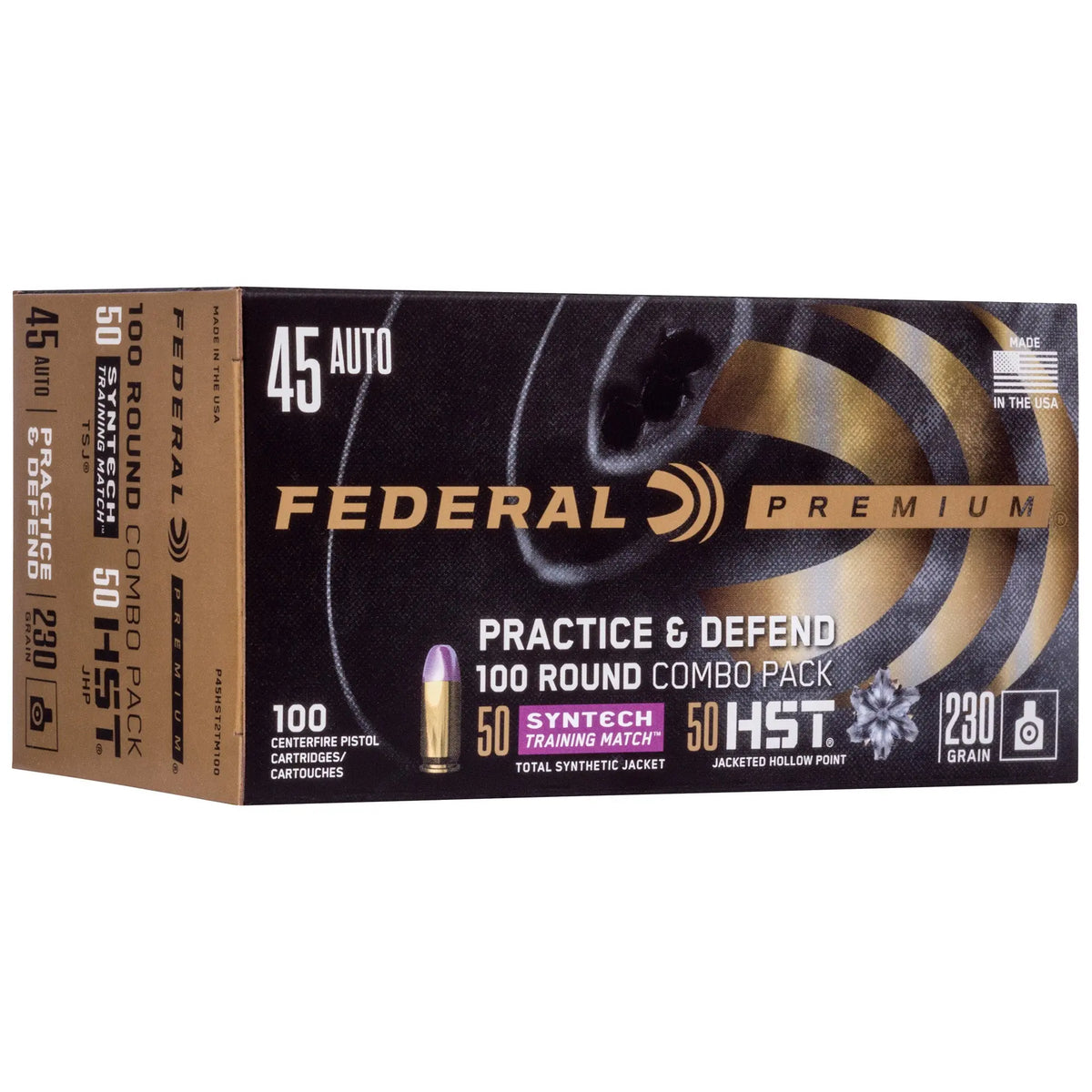 FED PRCTC &amp; DFND 45ACP HST/SYN 230GR - American Ordnance