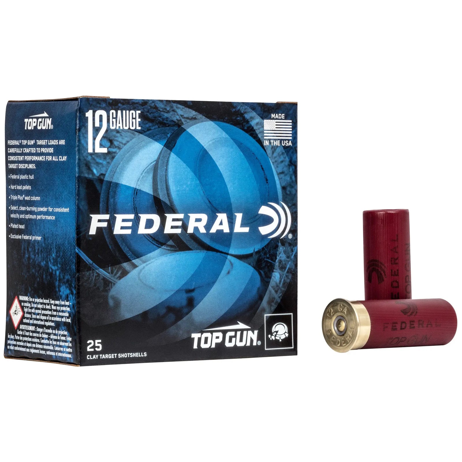 FED TOP GUN 12GA 2.75" #8 25/250 - American Ordnance