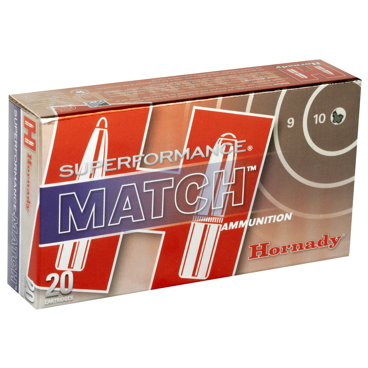HORNADY SUPERFORMANCE 223REM 75GR BTHP MATCH20RD