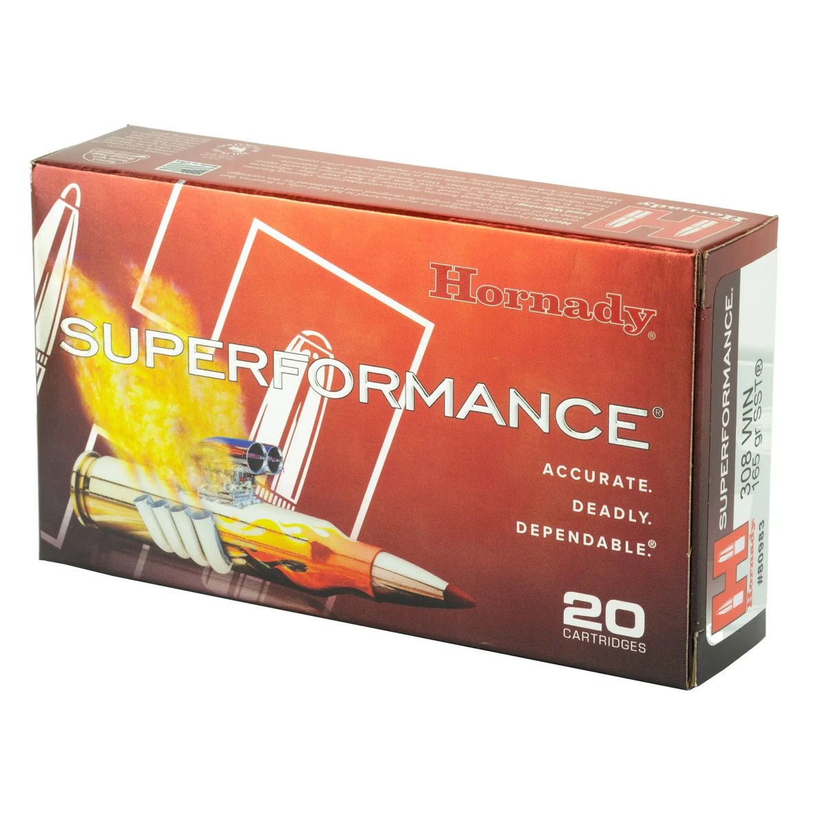 HRNDY SF 308WIN 165GR SST 20/200 - American Ordnance