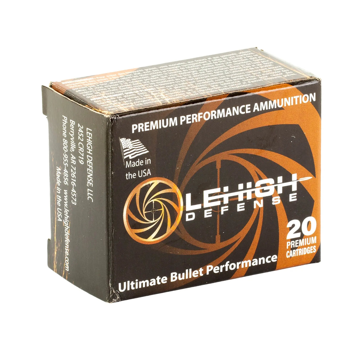 LEHIGH XTRM DFNS .380ACP 68GR 20/200 - American Ordnance