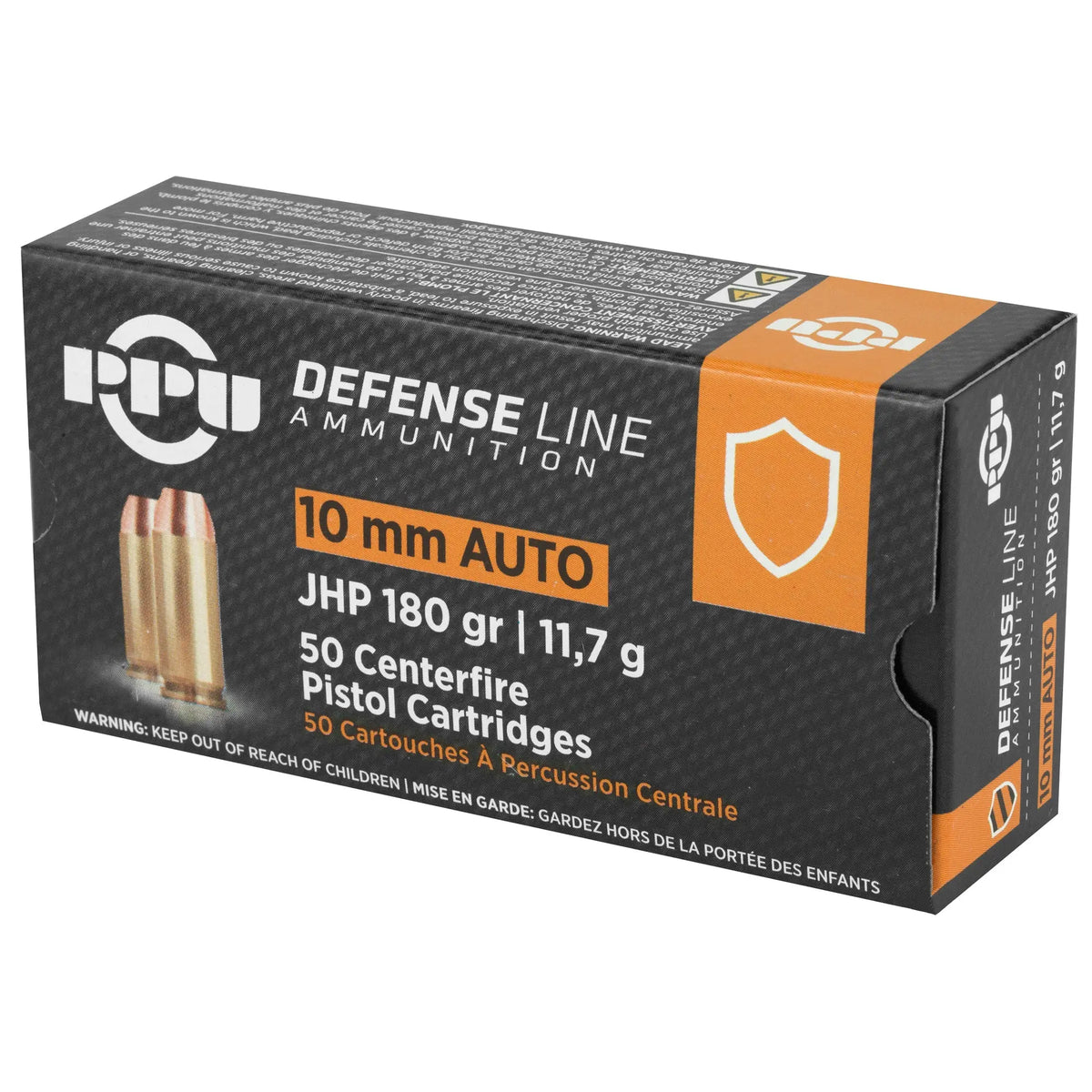 PPU 10MM JHP 180GR 50/500 - American Ordnance