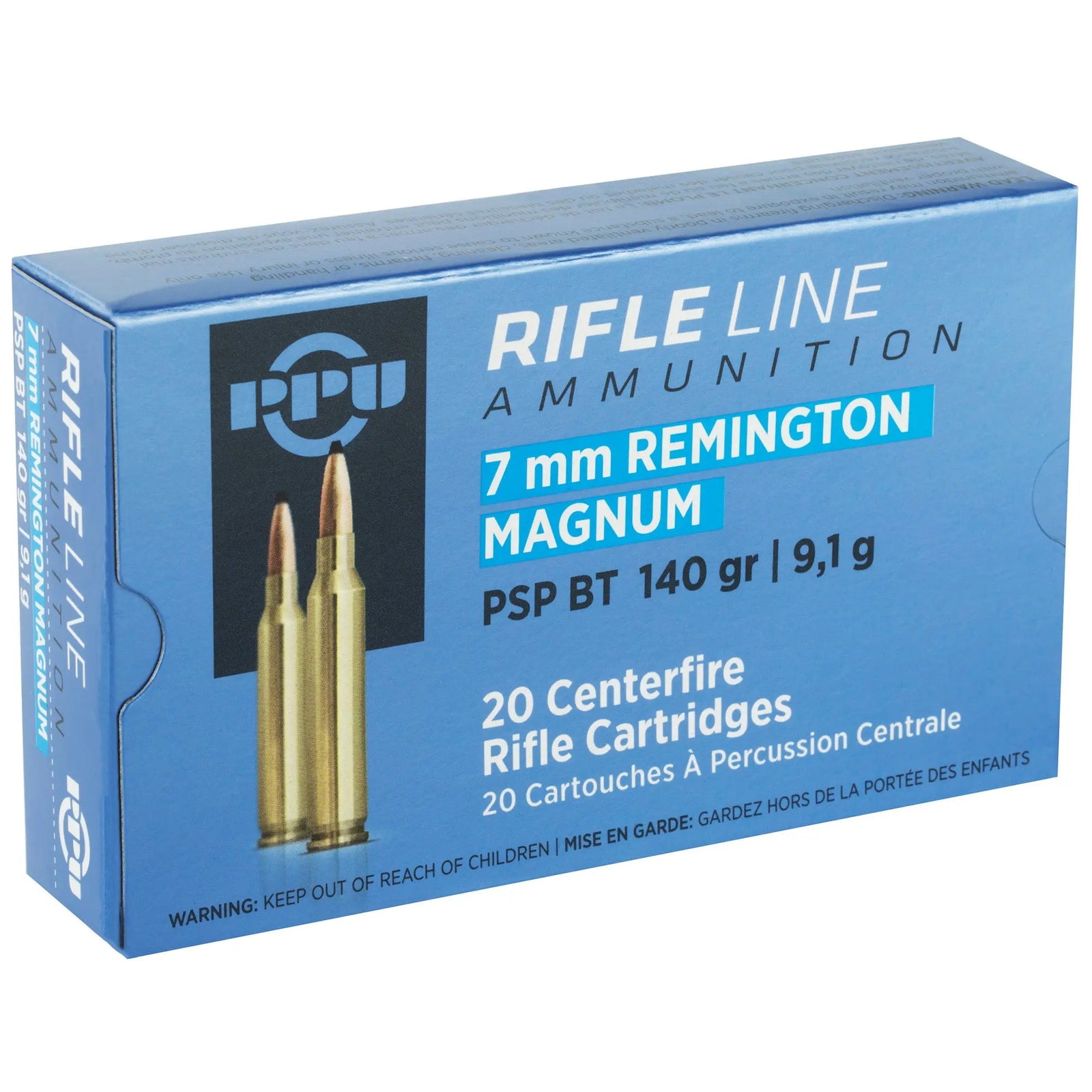 PPU 7MMREM MAG PSP 140GR 20/200 - American Ordnance