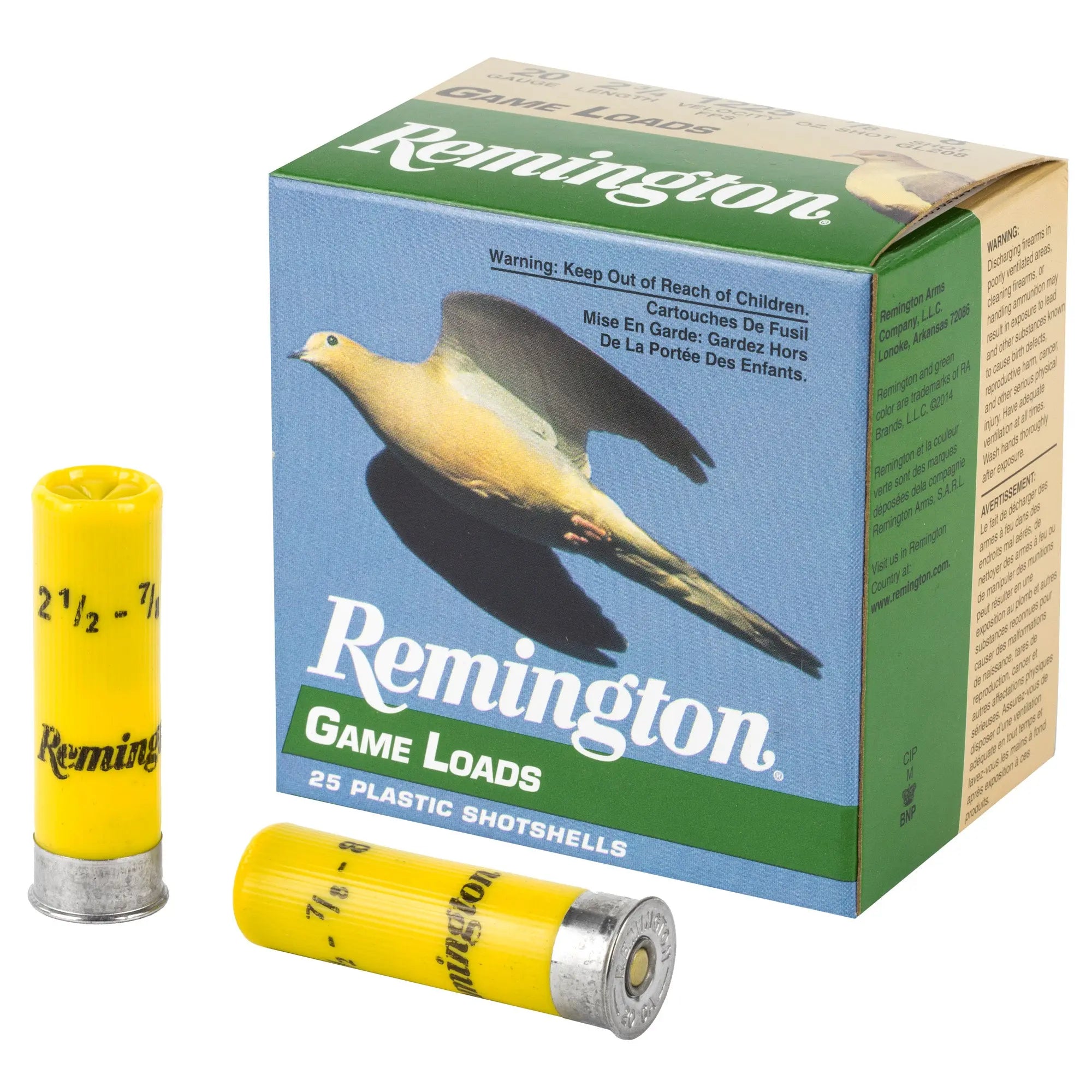 REM GAM LOAD 20GA 2 3/4" #8 25/250 - American Ordnance