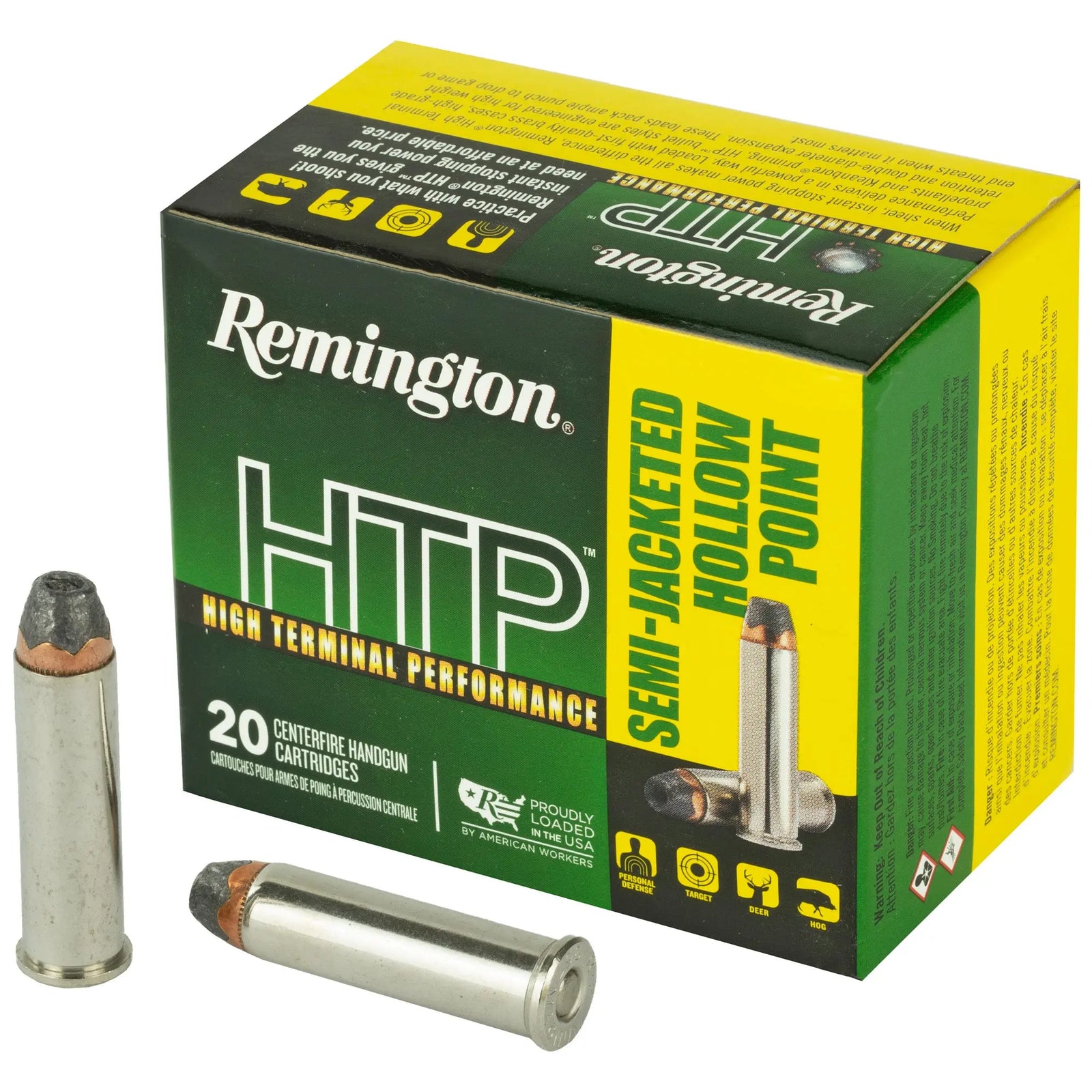 REM HTP 357MAG 158GR SJHP 20/500 - American Ordnance