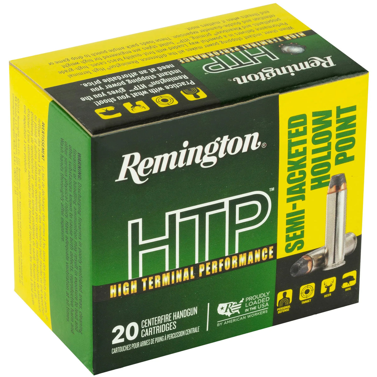 REM HTP 357MAG 158GR SJHP 20/500 - American Ordnance