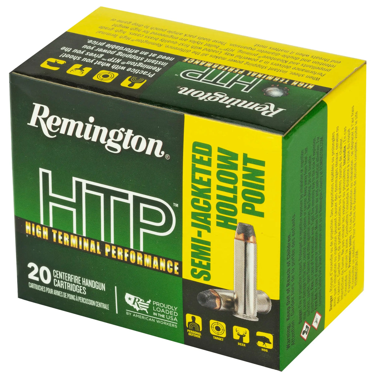 REM HTP 357MAG 158GR SJHP 20/500 - American Ordnance