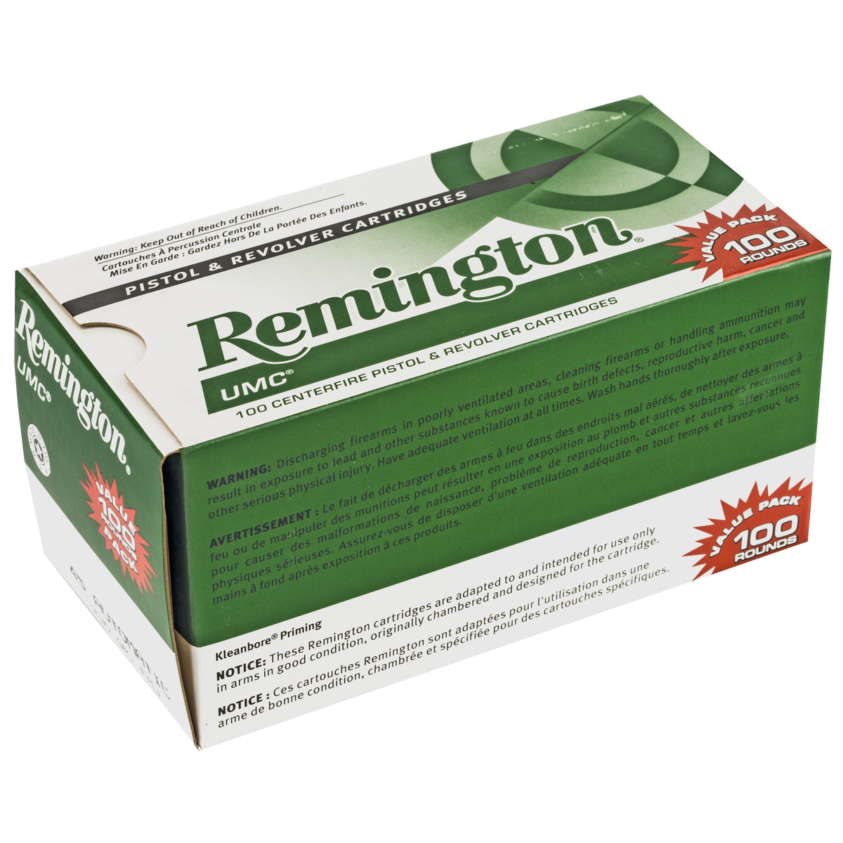 REMINGTON UMC VP 45ACP 230GR FMJ 100RD