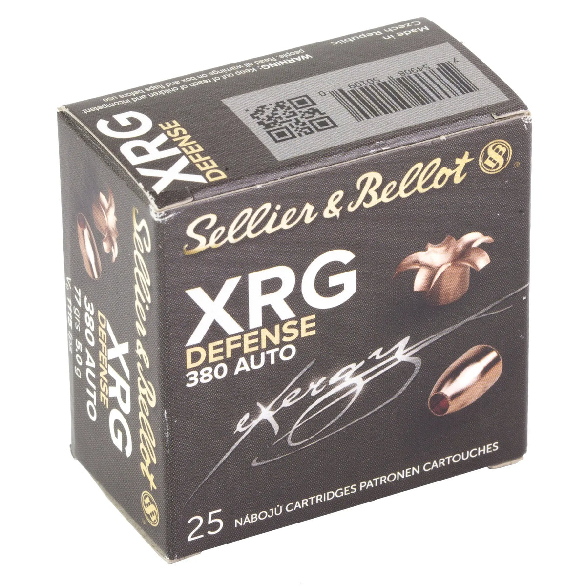 S&amp;B 380 ACP 77GR XRG 25/1000 - American Ordnance