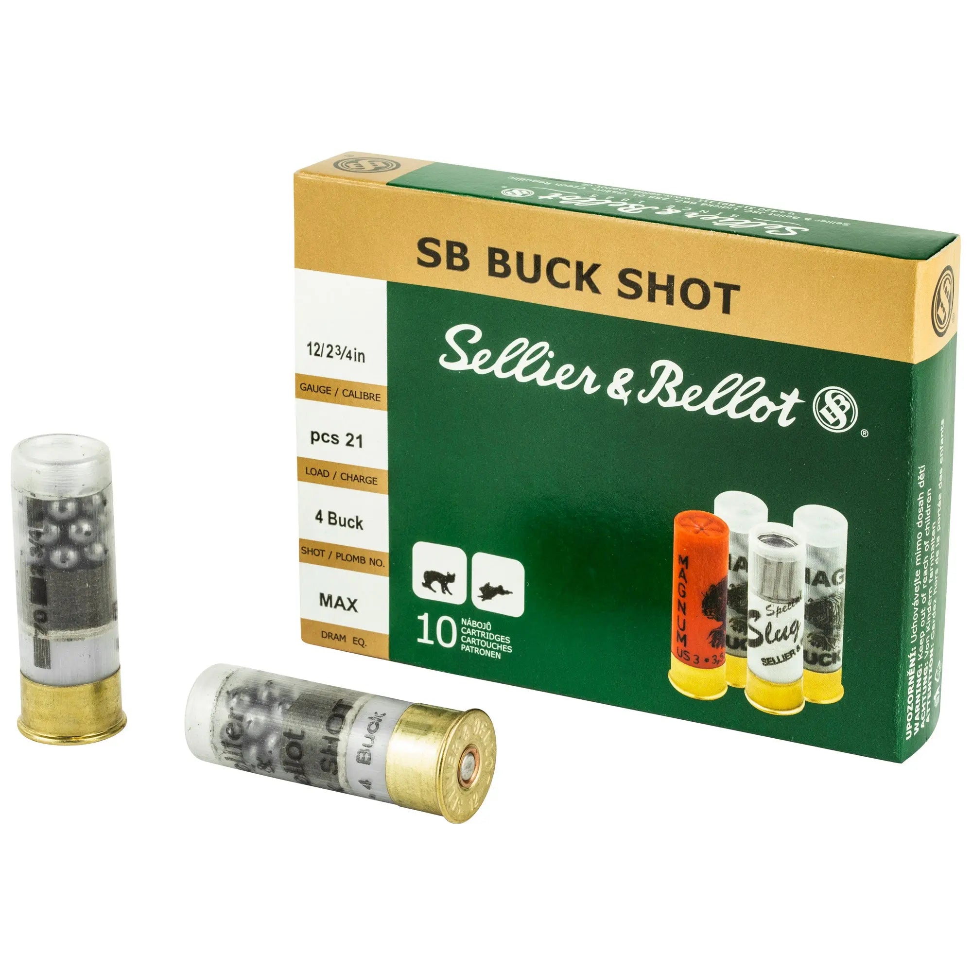 S&B 12GA 2.75 1.12OZ 04 21PEL 10/250 - American Ordnance