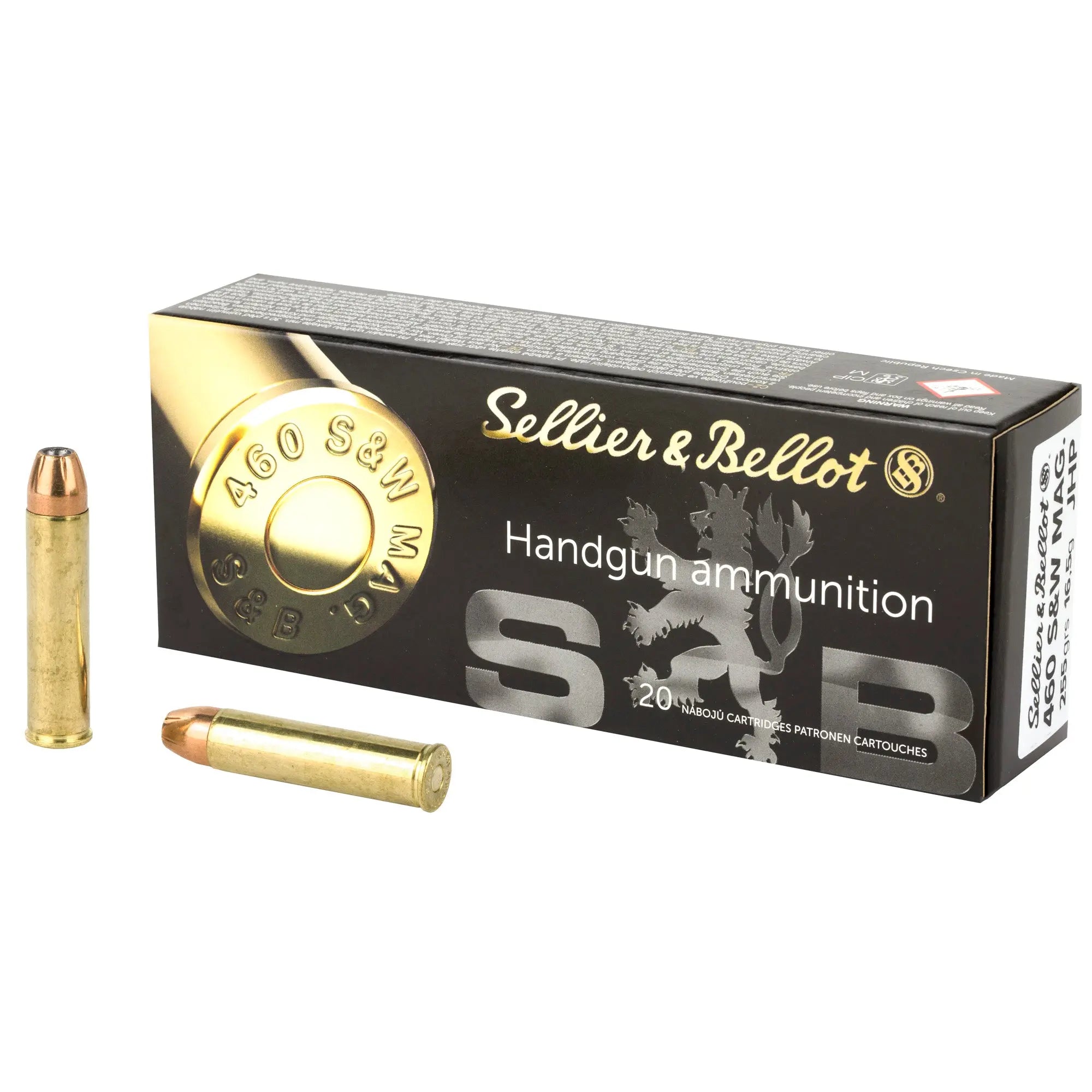 S&B 460SW 255GR JHP 20/240 - American Ordnance