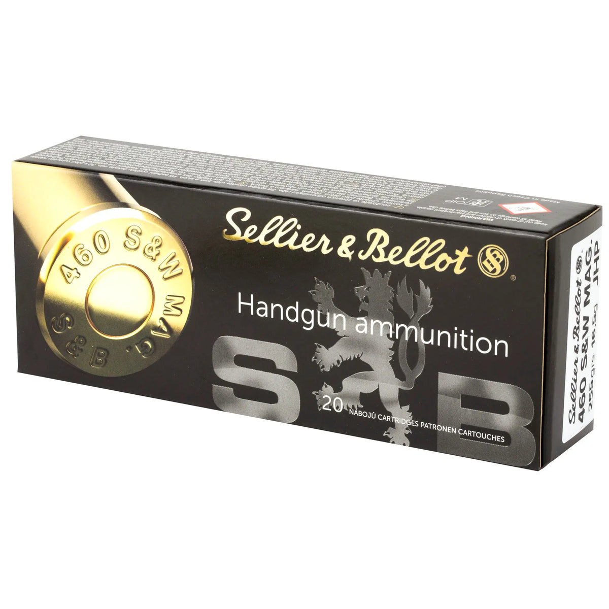S&amp;B 460SW 255GR JHP 20/240 - American Ordnance