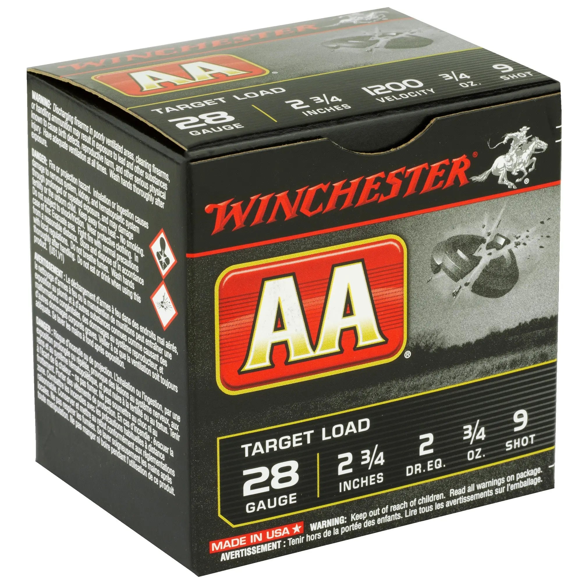 WIN AA 28GA 2.75" #9 25/250 - American Ordnance
