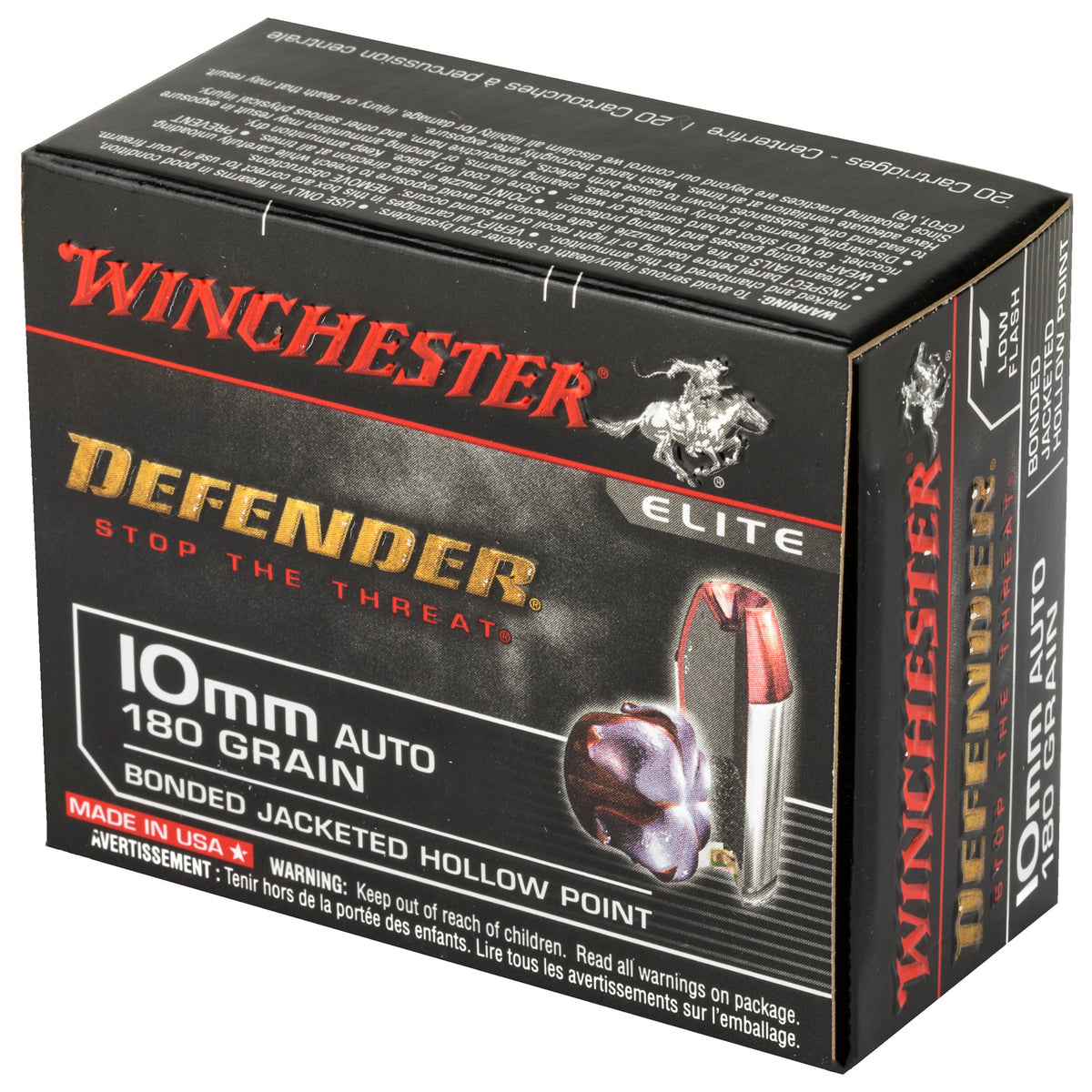 WIN DEFENDER 10MM 180GR BJHP 20/200 - American Ordnance