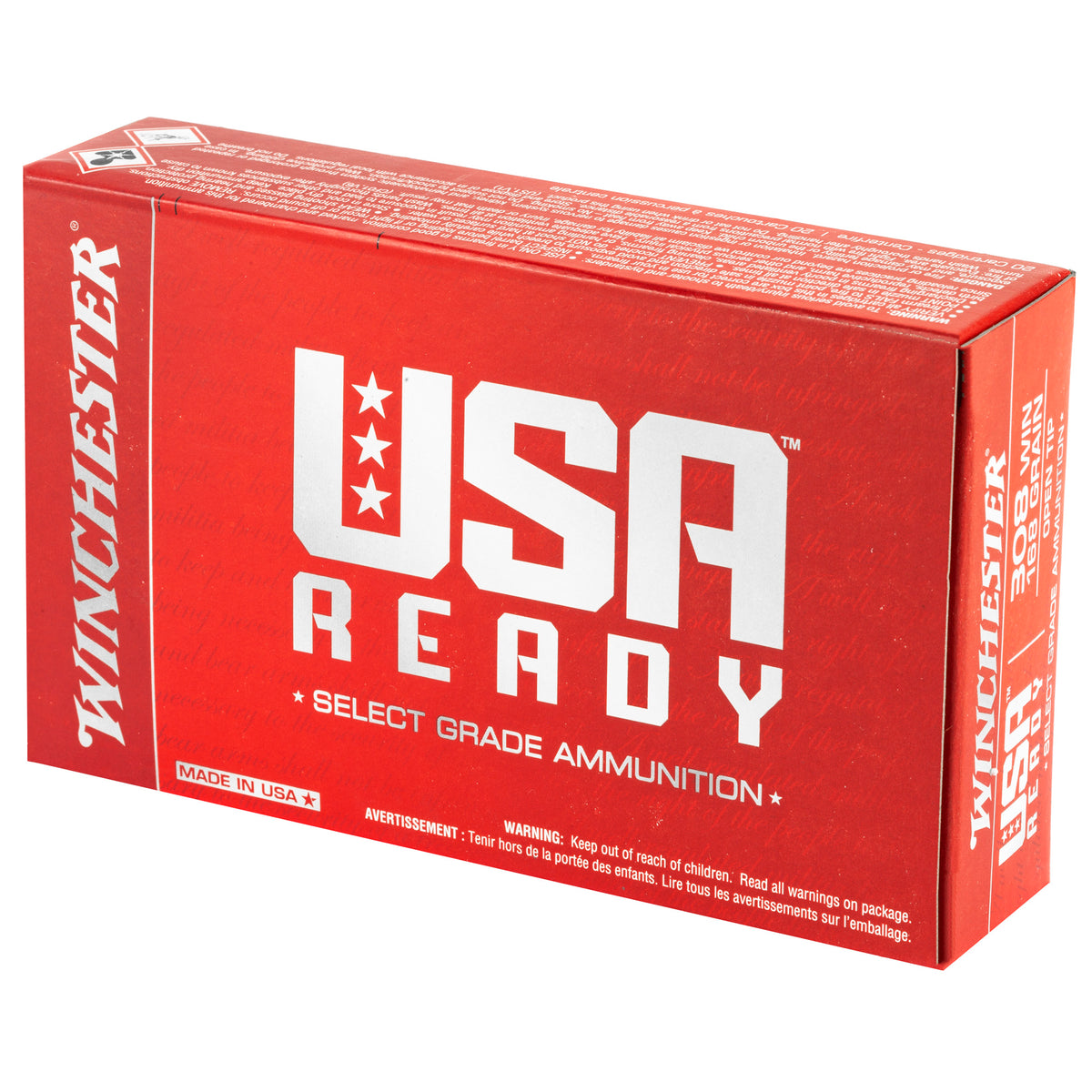 WIN USA RDY 308WIN 168GR 20/200 - American Ordnance