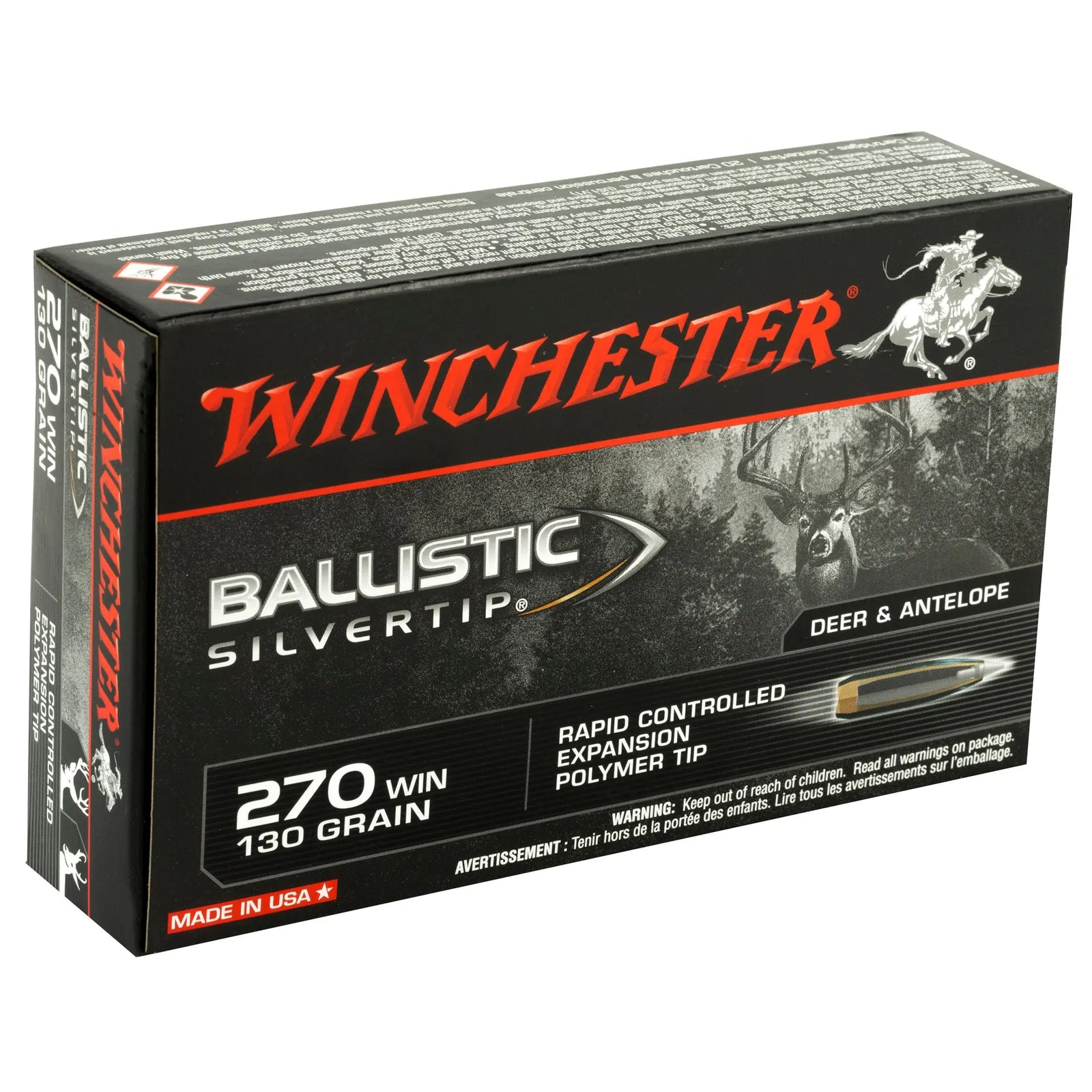 WIN BLSTC TIP 270WIN 130GR 20/200 - American Ordnance