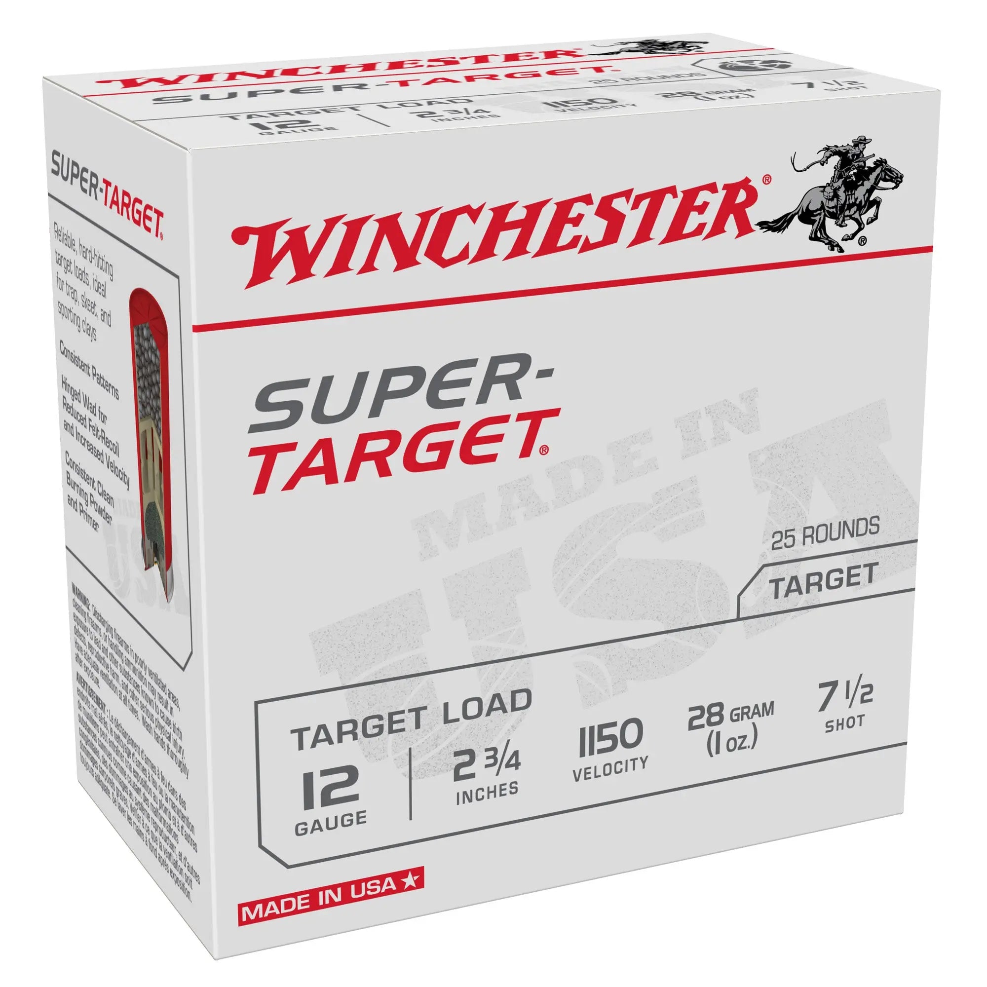 WIN SPR-TRGT 12GA 2-3/4" #7.5 25/250 - American Ordnance