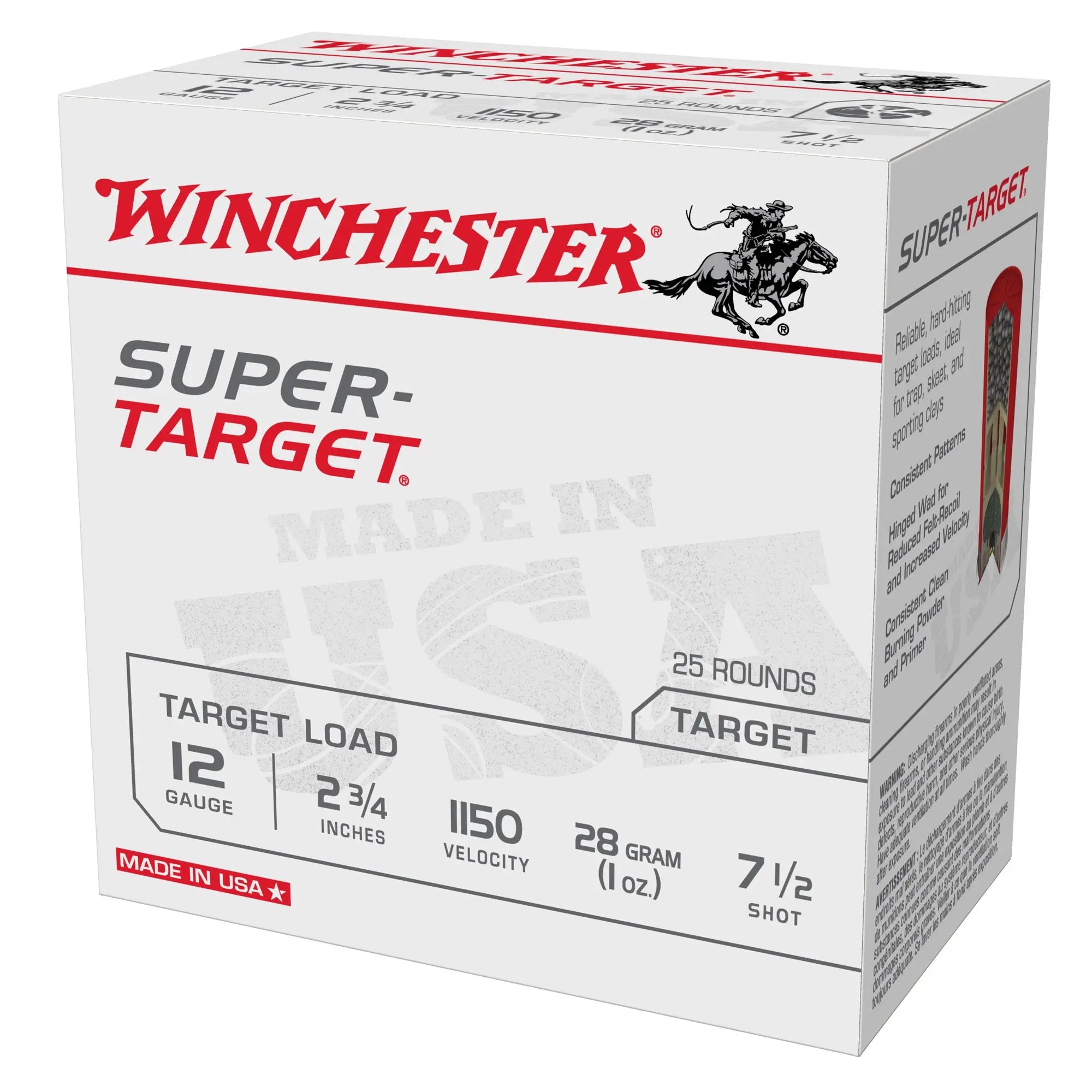 WIN SPR-TRGT 12GA 2-3/4" #7.5 25/250 - American Ordnance