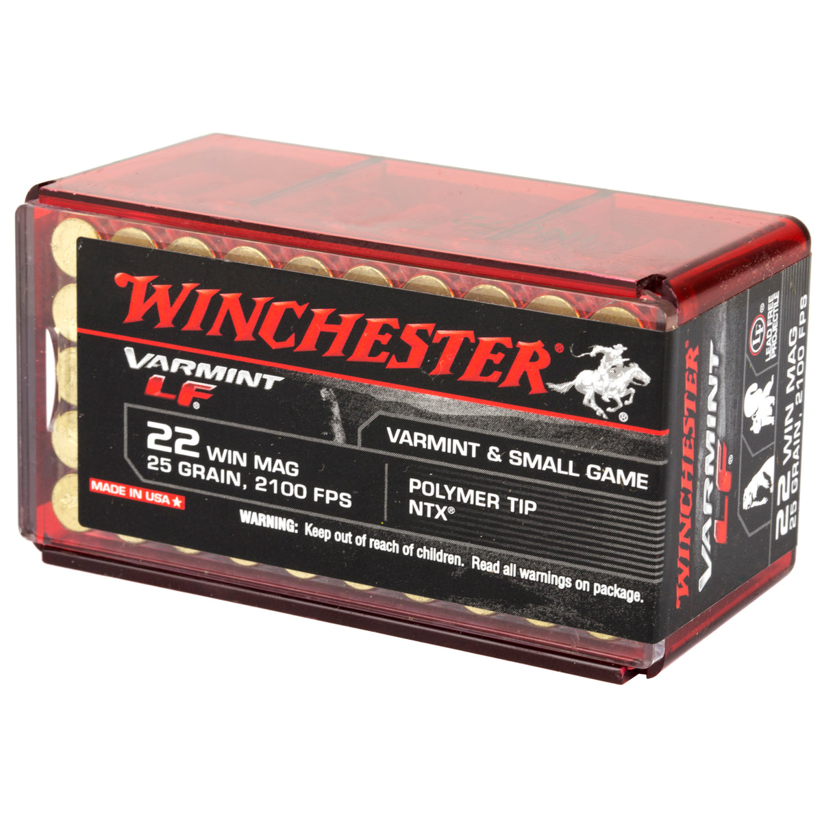 WINCHESTER VARMINT LF 22WMR 25GR NTX 50RD