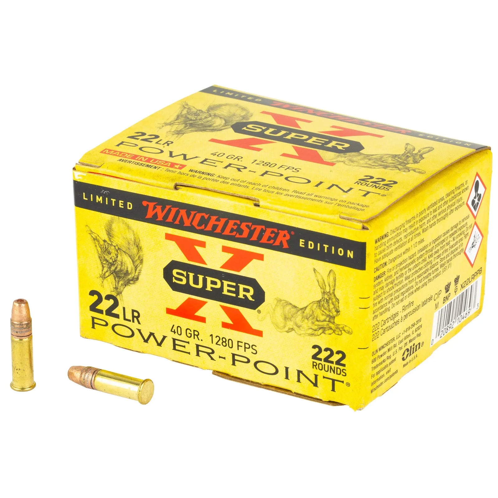 WIN SPRX PP 22LR 40GR LHP 222/2220 - American Ordnance