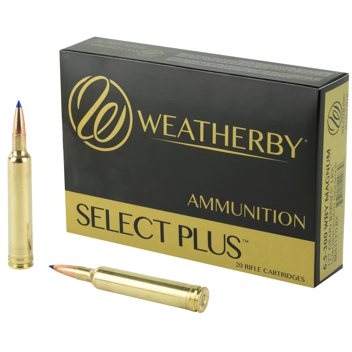 WEATHERBY AMMO 6.5-300WBY 127GR LRX 20RD