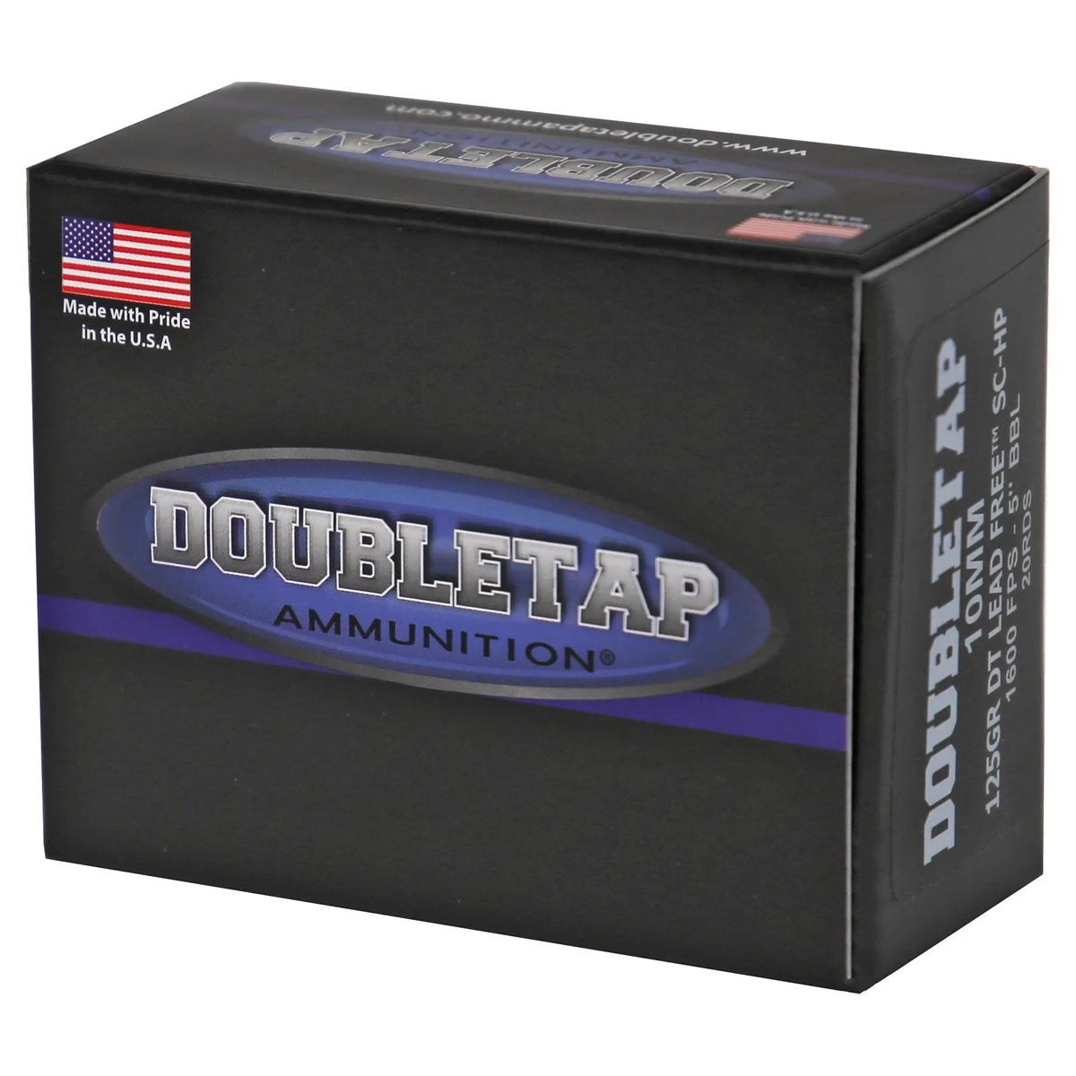 DBLTAP 10MM 125GR SCHP 20/1000 - American Ordnance