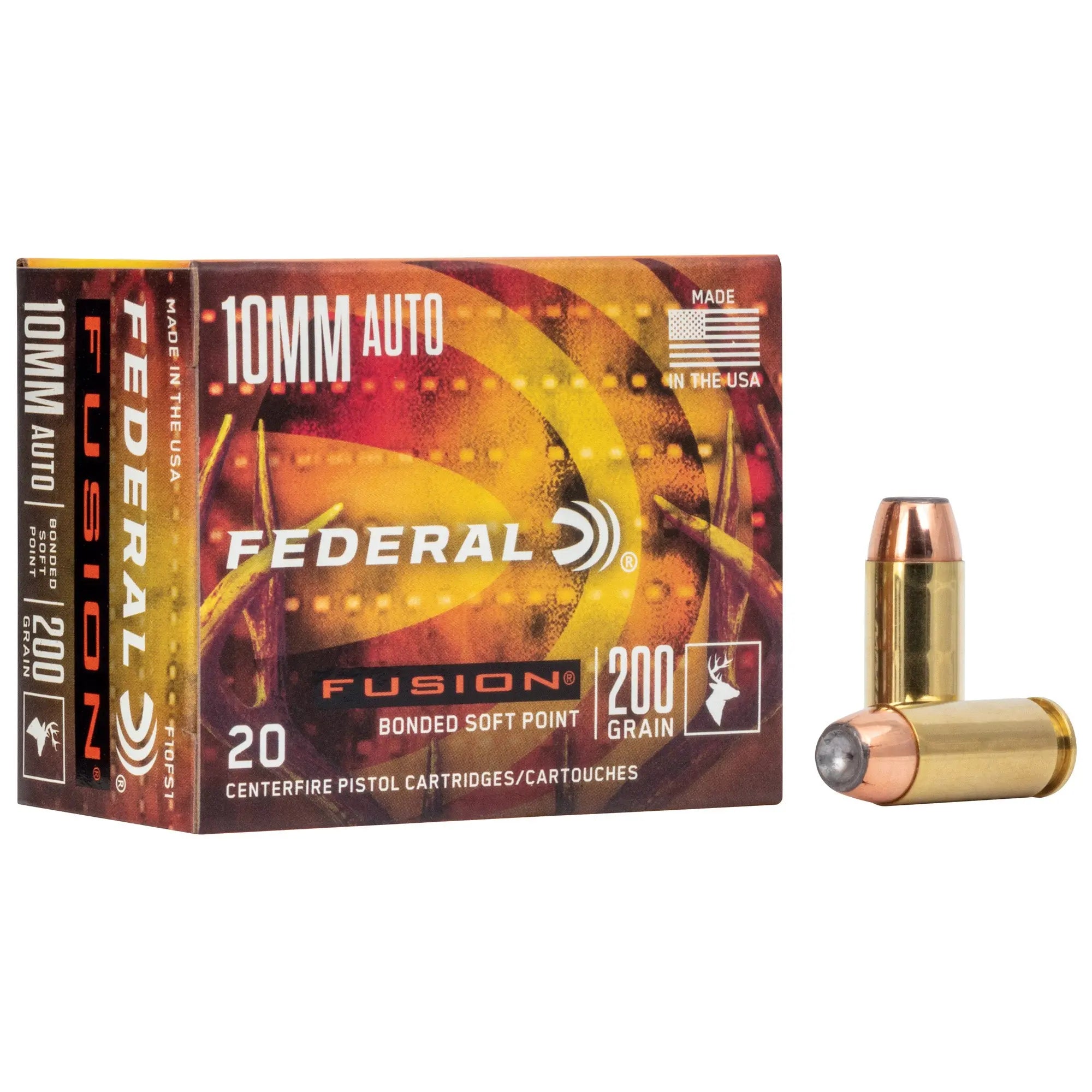 FED PRM FUSION 10MM 200GR SP 20/200 - American Ordnance