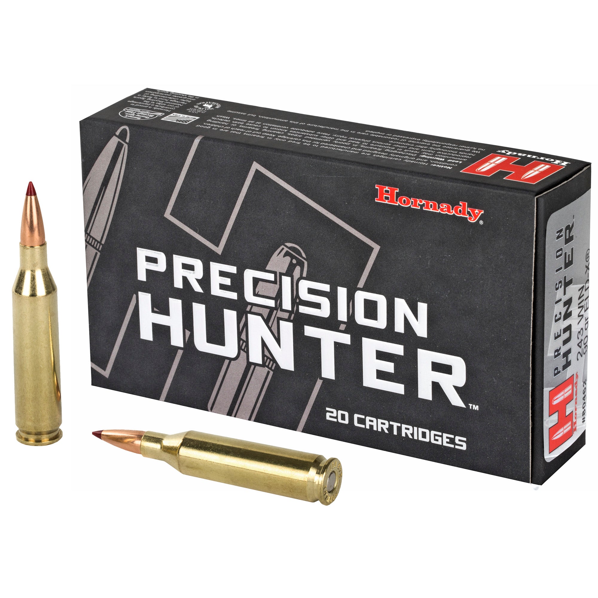 HRNDY PH 243WIN 90GR ELD-X 20/200 - American Ordnance