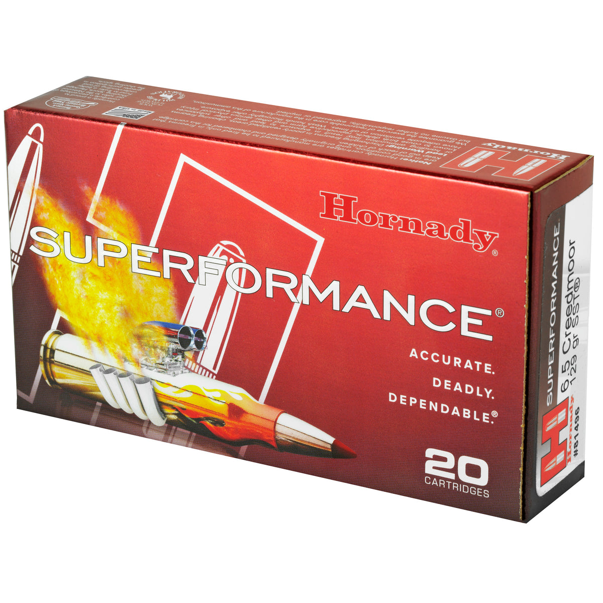 HRNDY SF 6.5CREED 129GR SST 20/200 - American Ordnance