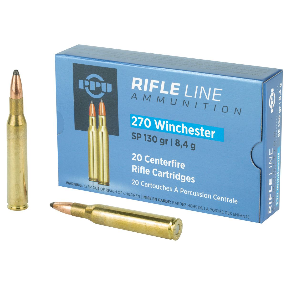 PPU 270WIN SP 130GR 20/200 - American Ordnance