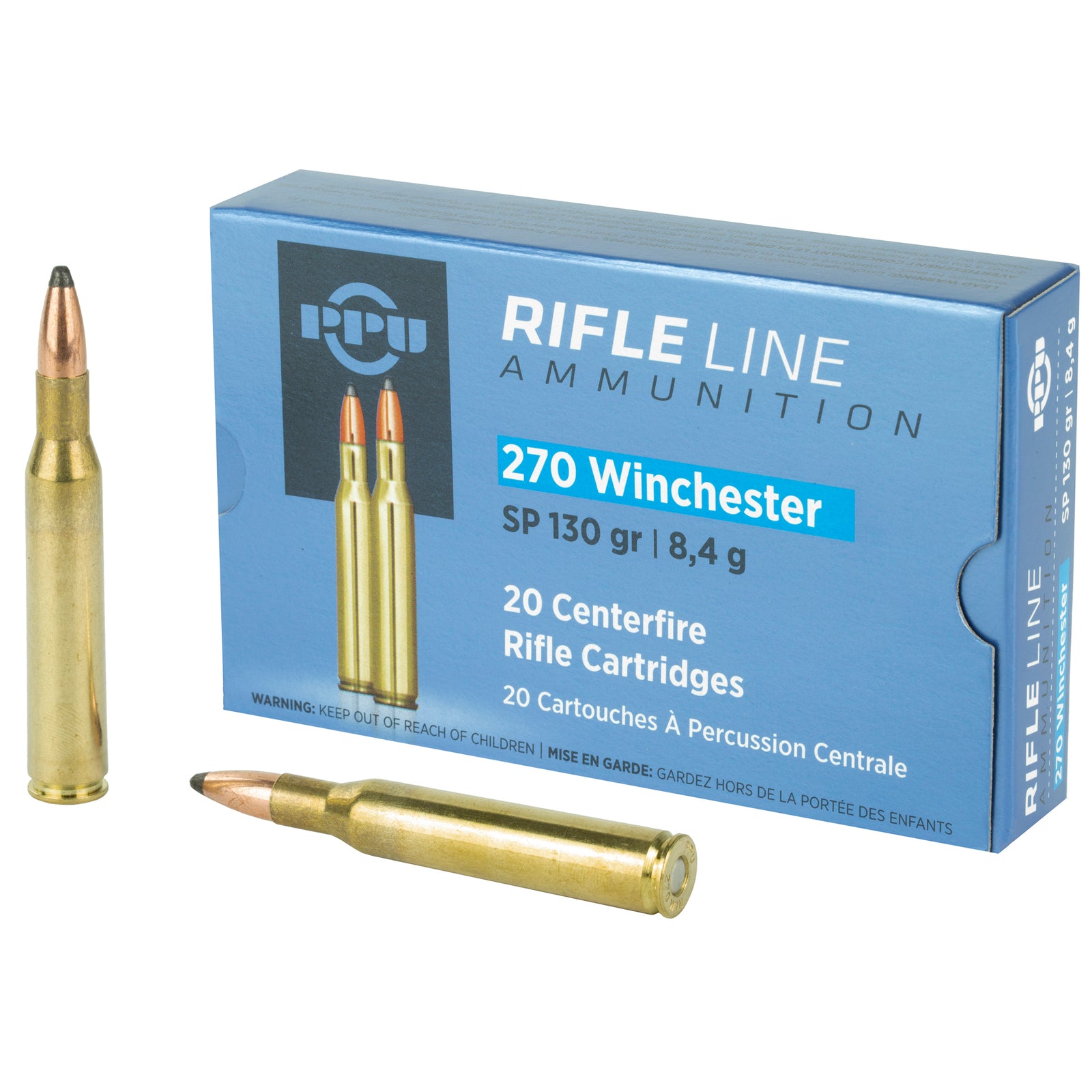 PPU 270WIN SP 130GR 20/200 - American Ordnance